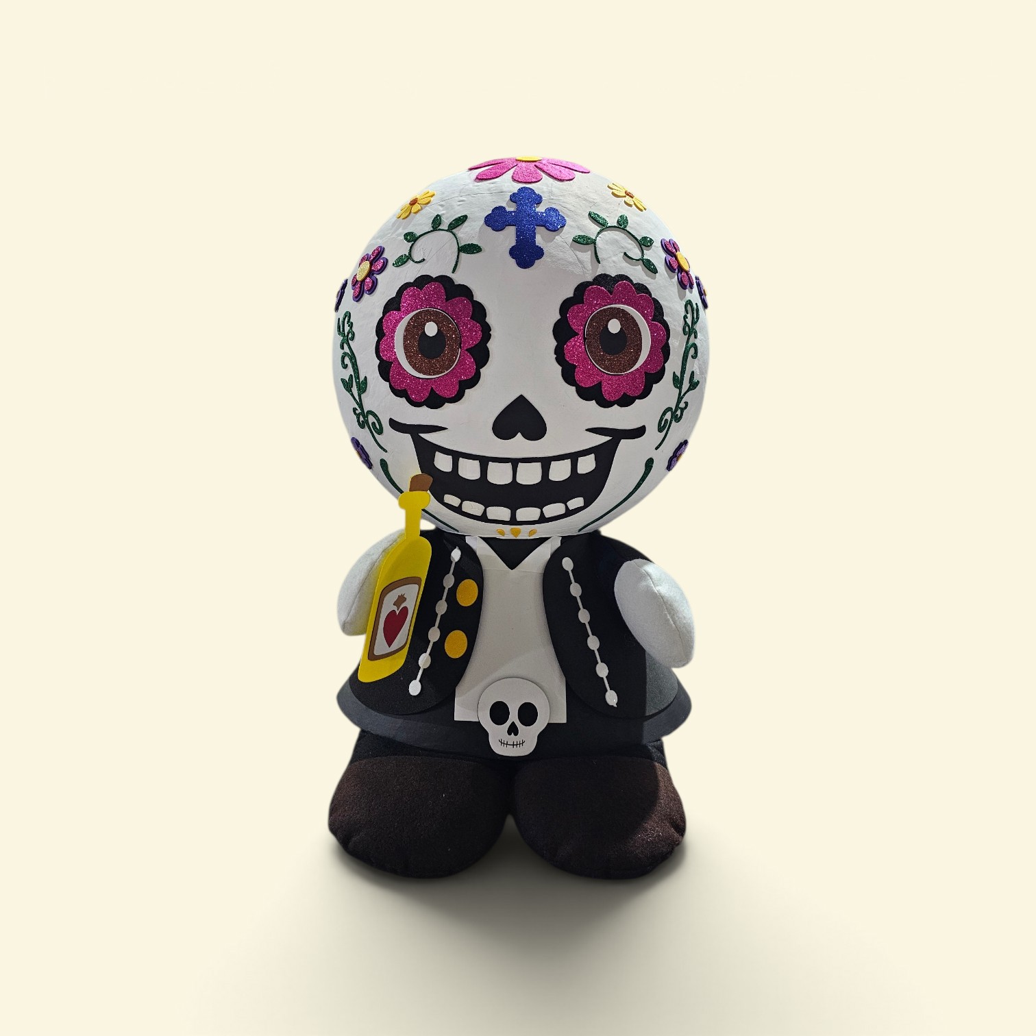 Piñata de Calaverita Feliz Ojos — Hecha a mano